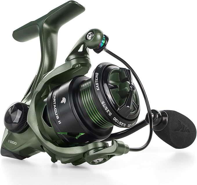 KastKing Spartacus II Spinning Reel – Sealed Carbon Fiber 22LBs Max Drag – 7+1 Stainless BB for Saltwater&Freshwater – 5....