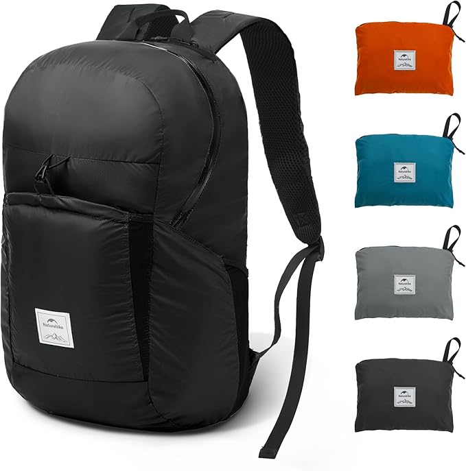 Naturehike 30L Lightweight Hiking Backpack, Waterproof Camping Packable Backpack, Ultralight Daypack for Travel Airplane