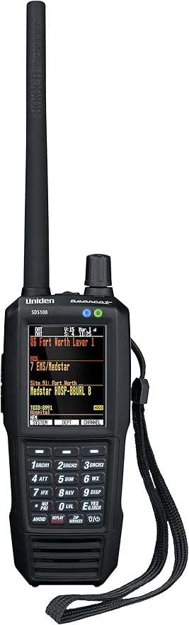 Uniden SDS100 True I/Q Digital Handheld Scanner, Designed for Improved Digital Performance in Weak-Signal and Simulcast Ar...