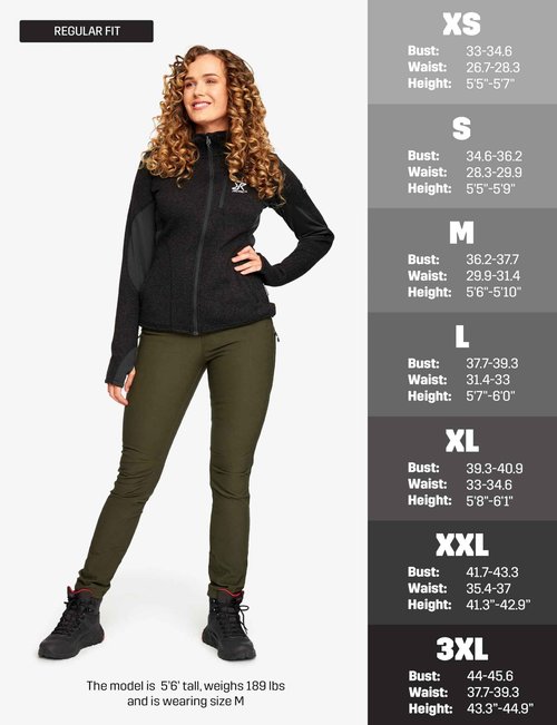 RevolutionRace Women's Fusion Fleece, Fleece Jacket Perfect for Hiking and other Outdoor Adventures, Jet Black, S