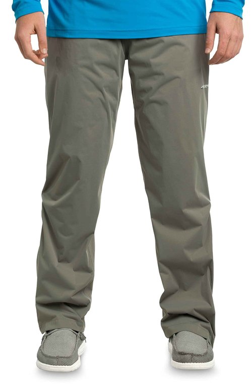 Whitewater Fishing Men’s Packable Rain Pants, Lightweight Waterproof Rain Gear (X-Large, Steel Grey)