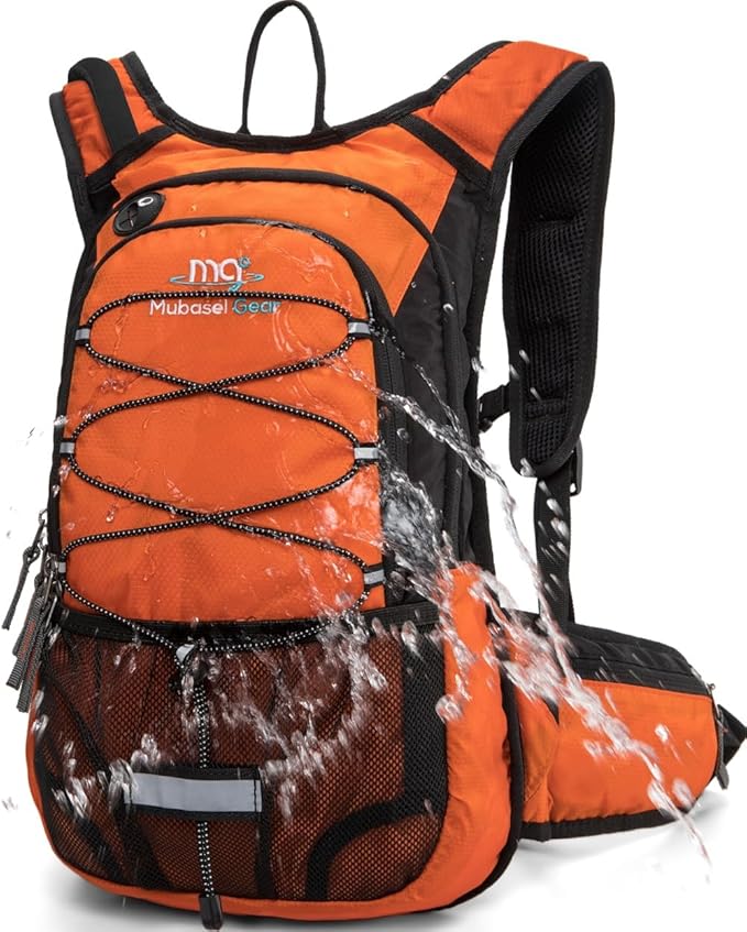 15L Insulated Hydration Backpack Pack with 2L Water Bladder Lightweight Hiking Backpack Bag for Women Men Daypack for Hiki...
