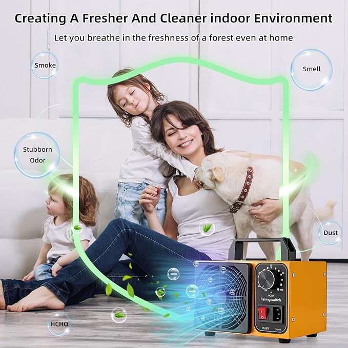 HHGM 9000 Million Dual-Fan Negative Ion Air purifier Odor Eliminator Air Purifiers Filterless Ionizers Air Freshener Air Cleaners for home, Office, Dust, Pets, Smoke