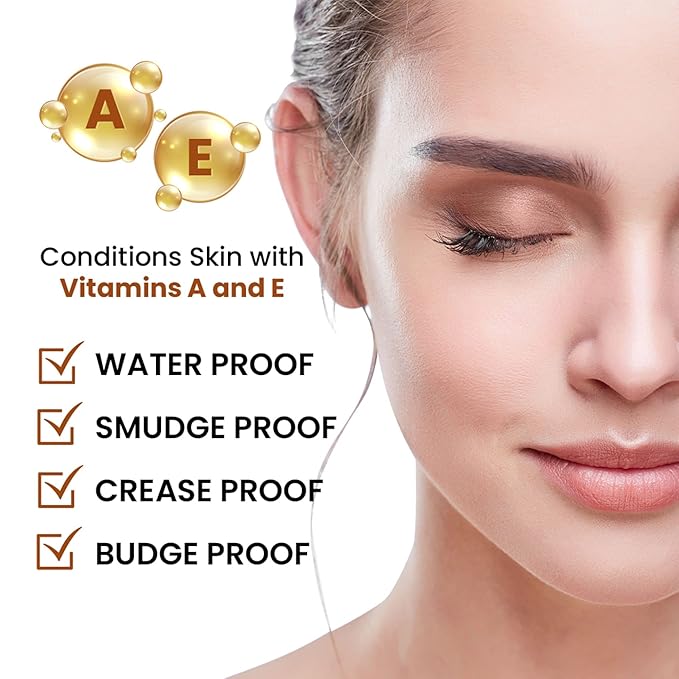 Mommy Makeup Any Wear Creme Eyeshadow - Waterproof, Crease-Proof, Long Lasting, High Pigment, Oil-free - Cream to Powder for Eyes, Cheeks & Lips (Hot Fudge)