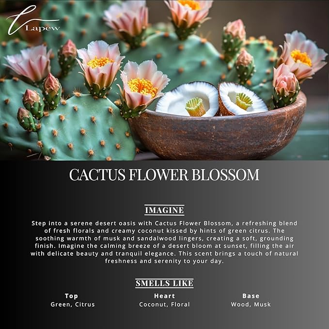 Cactus Flower Blossom Carpet Freshener Powder Refill 36 oz | Powerful Odor Eliminator for Home | Upholstery Deodorizer | Carpet Deodorizer | Cat Litter Box | Baja Cactus Blossom Fragrance