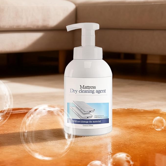 Mattress Stain Remover, Quick-Drying Sweat Eliminator Liquid 300ml, Couch Cleaner Spray for Pet Urine, Laundry, Clothes, Couch and Home Fabric Area