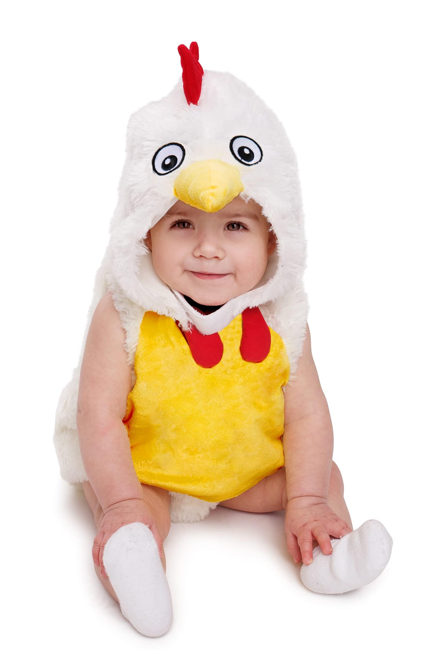 Kewlent Easter Thanksgiving Infant Chicken Costumes Baby Rooster Costume For Girls And Boys (Yellow,12-24 Months)