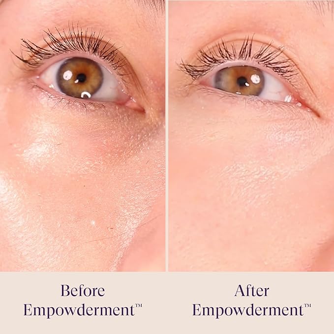 Fièra Empowderment™ Finishing Powder, Talc-Free Blurring & Soft-Matte Setting Powder for Mature Skin, Pore & Fine-Line Smoothing, Lightweight Instant Retouching Formula, Medium Shade, 0.2 OZ
