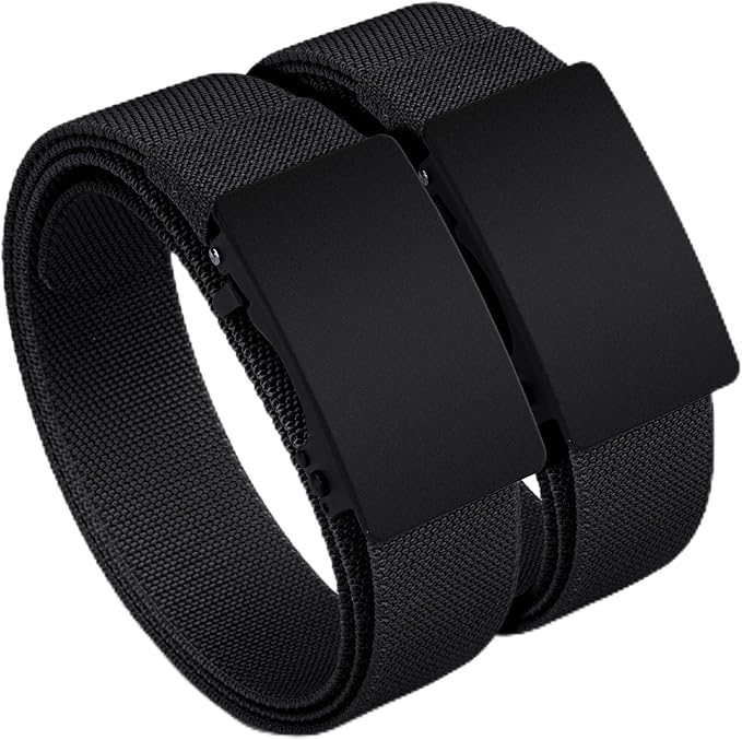 COAGOU Nylon Ratchet Belt for Men, Tactical EDC CCW Gun Belt, Adjustable Stretch