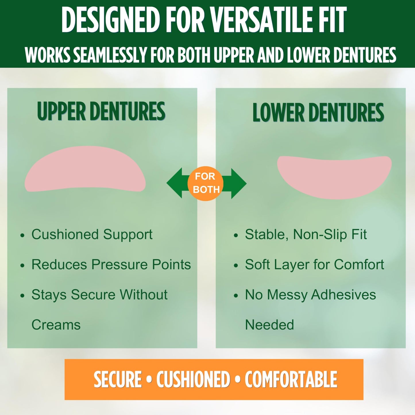 E&E Upper and Lower Denture Soft Reline Kit