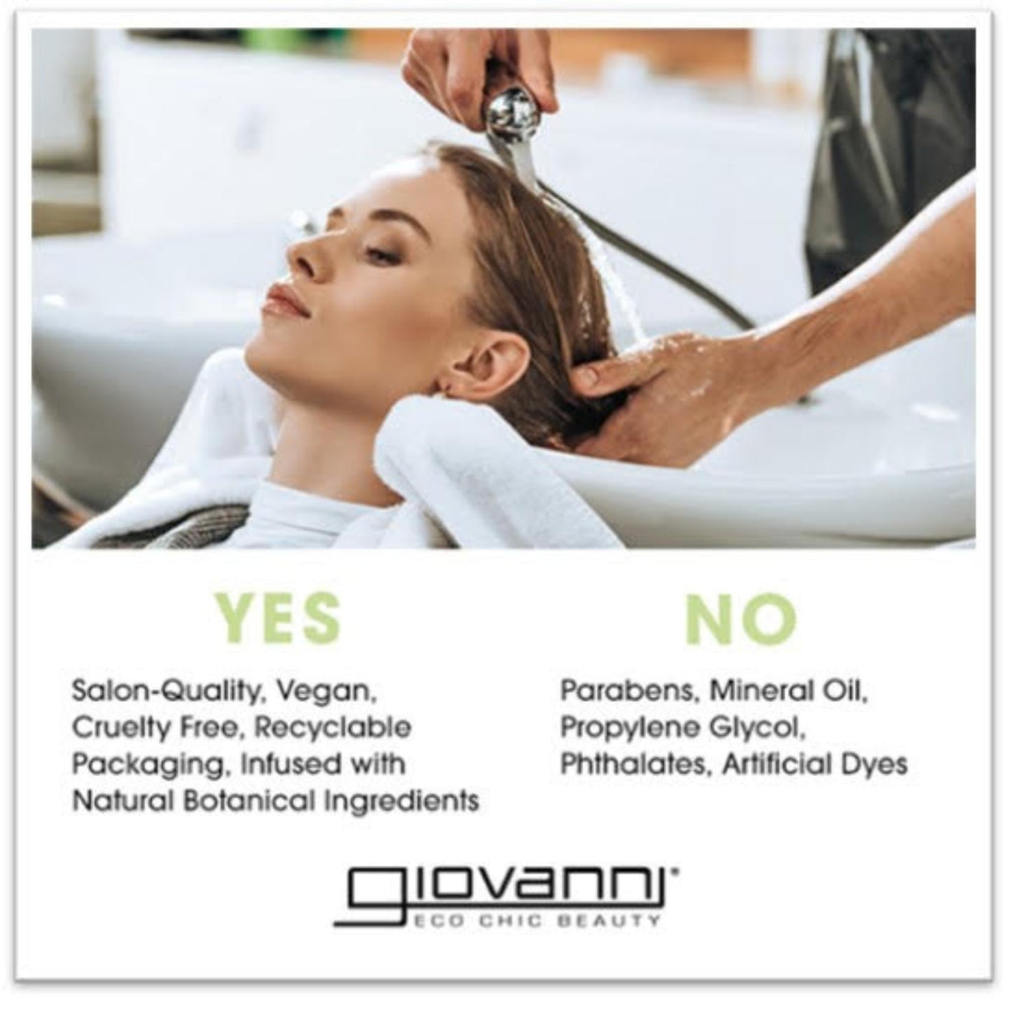 GIOVANNI 2chic Frizz Be Gone Polishing Serum - Anti-Frizz Natural Hair Smoothing Formula with Shea Butter & Sweet Almond Oil, No