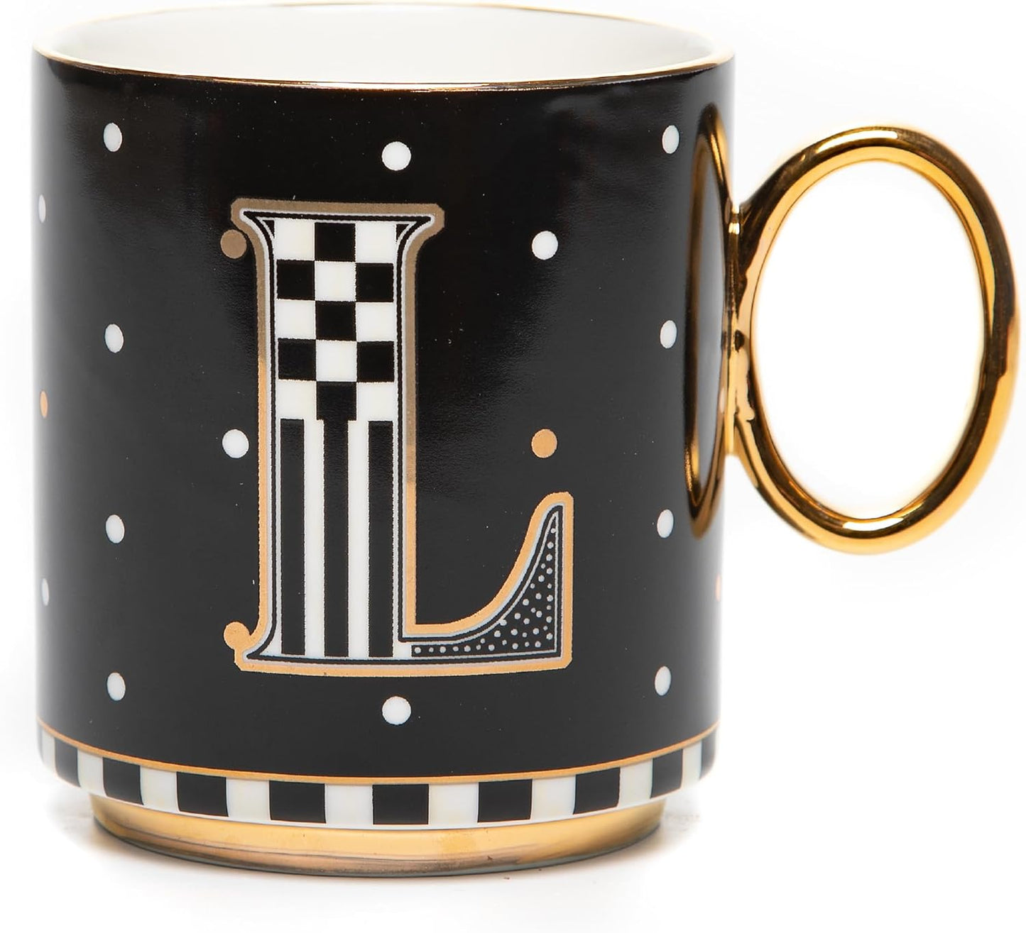 MACKENZIE-CHILDS My Mug, Decorative Ceramic Coffee Mug with Handle, L