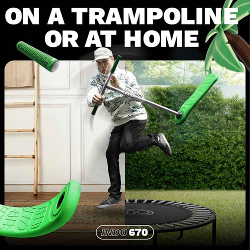 The Indo Trick Scooter - Indo Trampoline Scooter - Stunt Scooter for Teens, Kids, Adults - Pro Trick Indoors and Outdoors for Beginners and Professionals