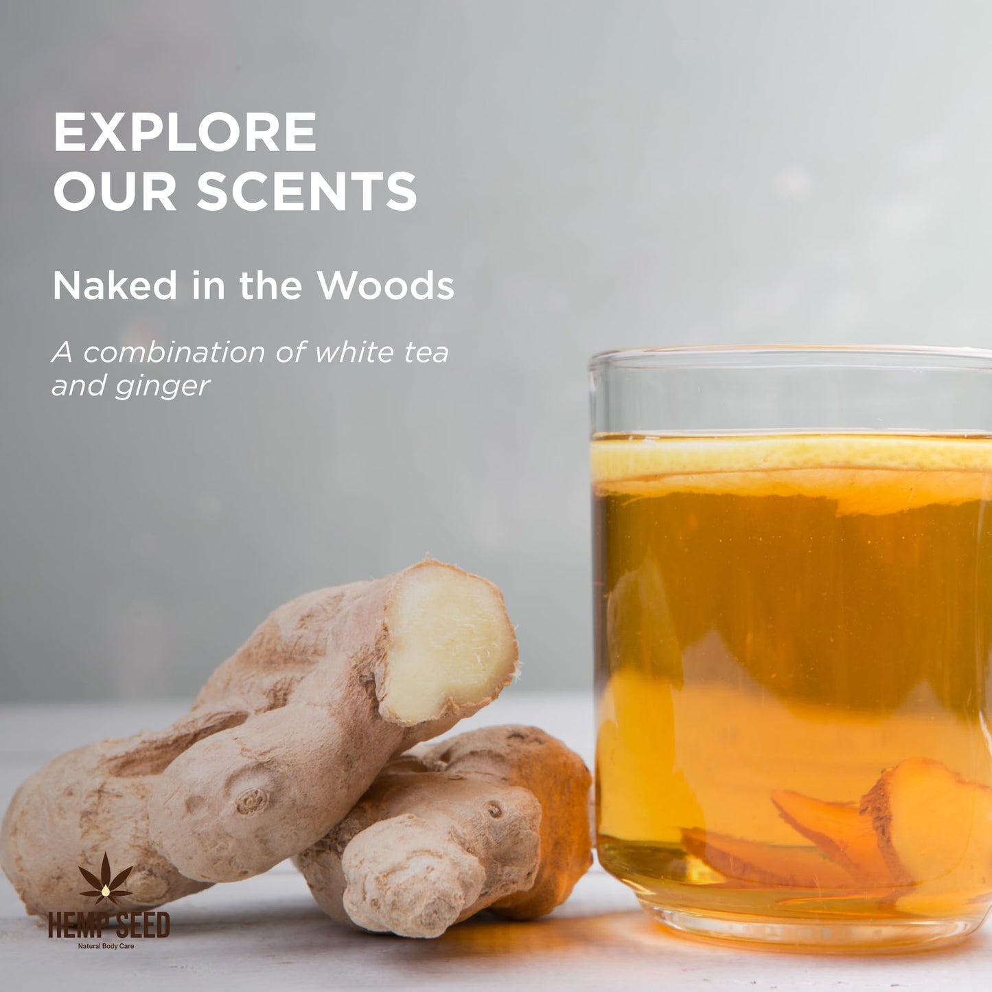 Hemp Seed Hand & Body Lotion, Naked in the Woods Scent - 16 oz. - Soothe Dry Skin - Argan Oil, Hemp Seed Oil - Light, Non-Greasy