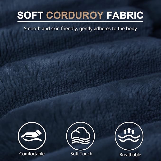 73" Convertible Sofa Bed, 2 in 1 Folding Couch Bed, Boneless Couch in a Box, Cloud Loveseat Sleeper, Fold Out Comfy Floor Futon Sofa with 2 Pillows for Living Room Bedroom, No Assembly (Blue, 73)