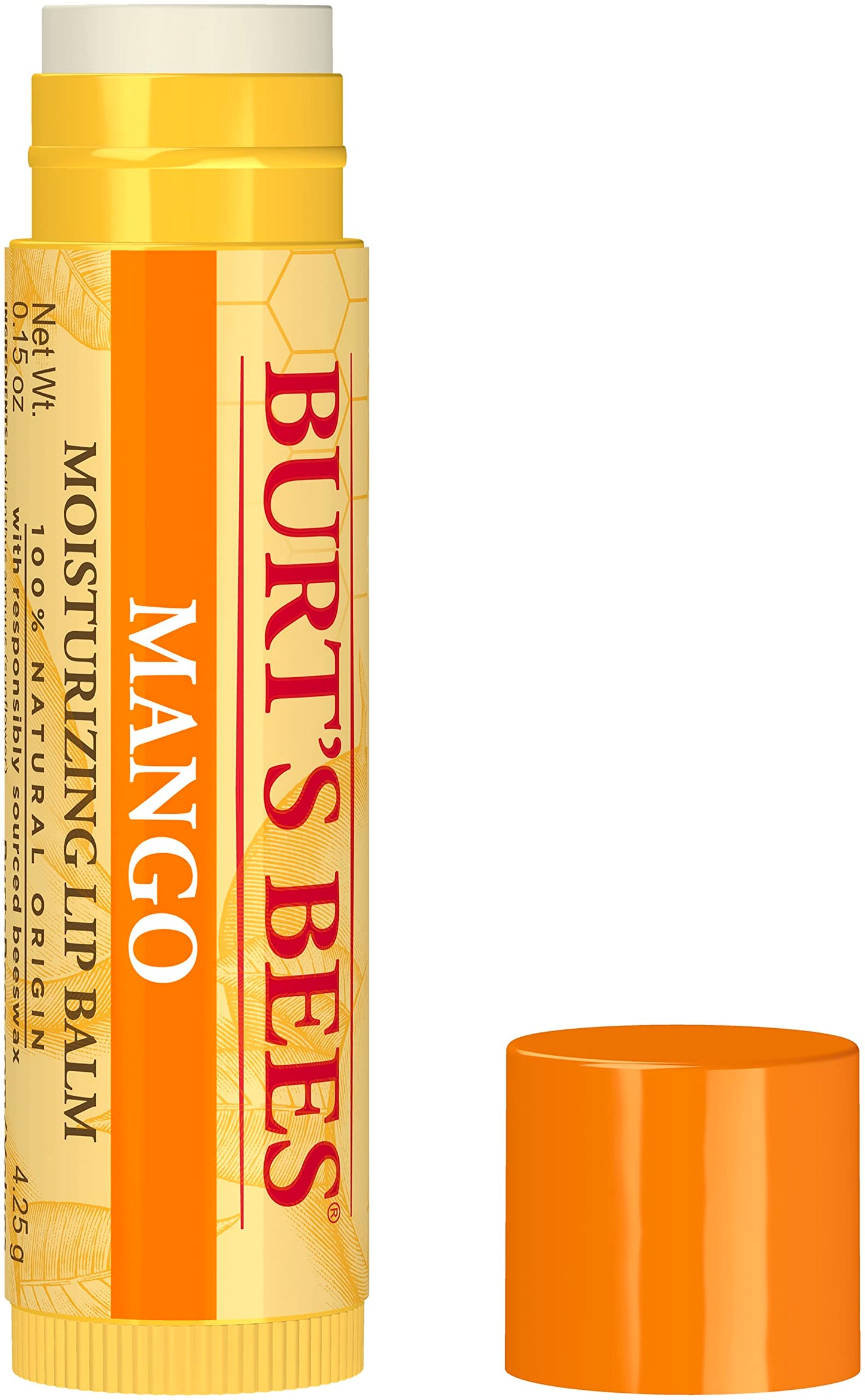 Burt's Bees Mango Moisturizing Lip Balm 0.15 oz
