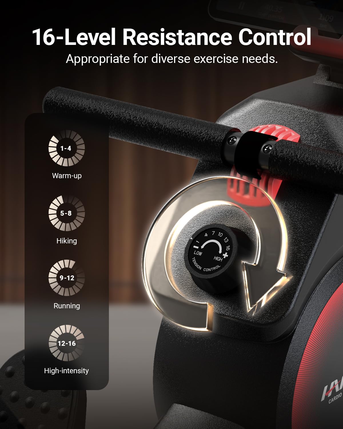 HARISON Rowing Machines for Home, Magnetic Rower Machine with US Mute System, Bluetooth, App Supported, Smooth & Quiet Slide Rail,350 LB Weight Capacity and Free Courses