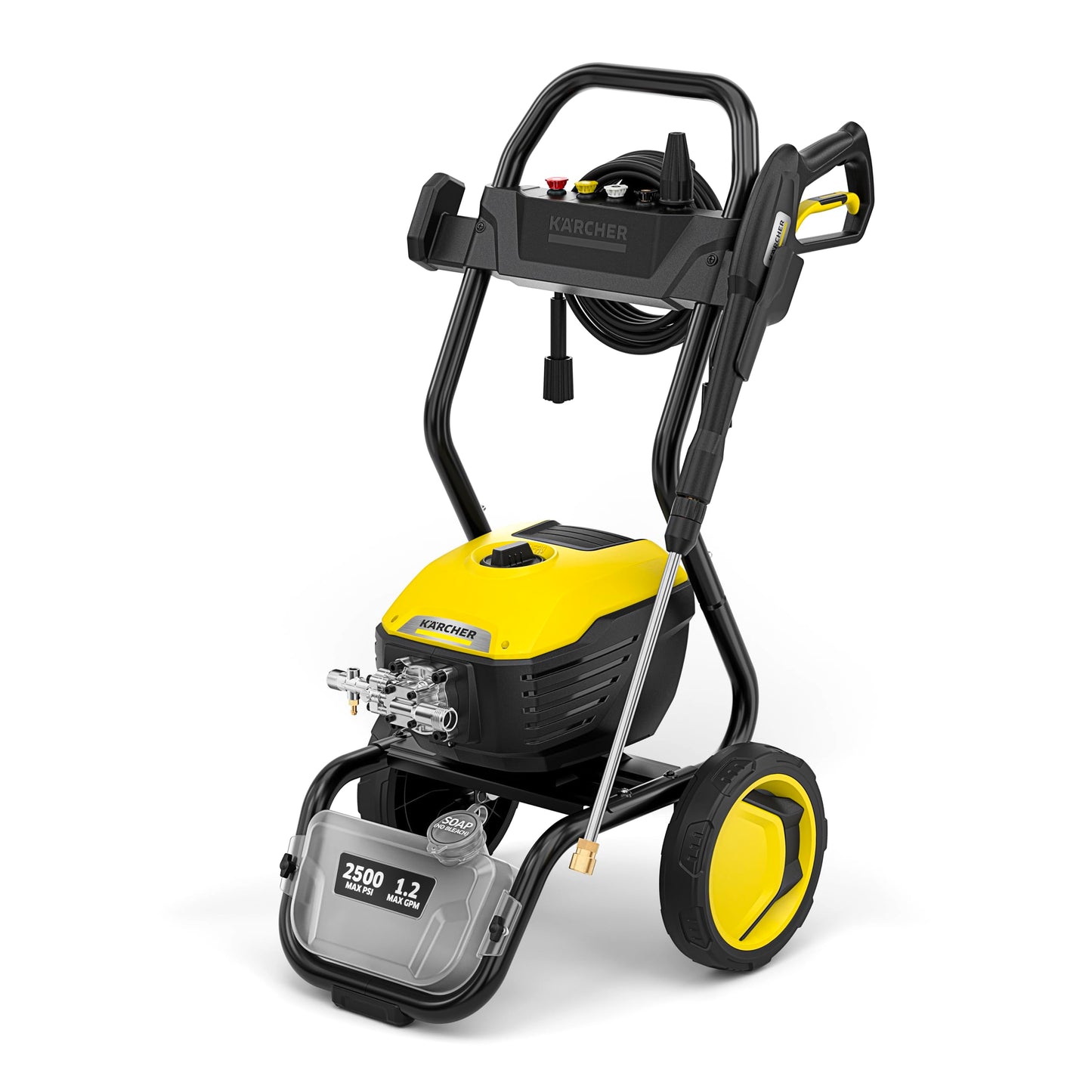 Kärcher K 2500 E Electric Pressure Washer 2500 PSI High-Performance Cleaning for Driveways, Siding, and Decks, Induction Motor