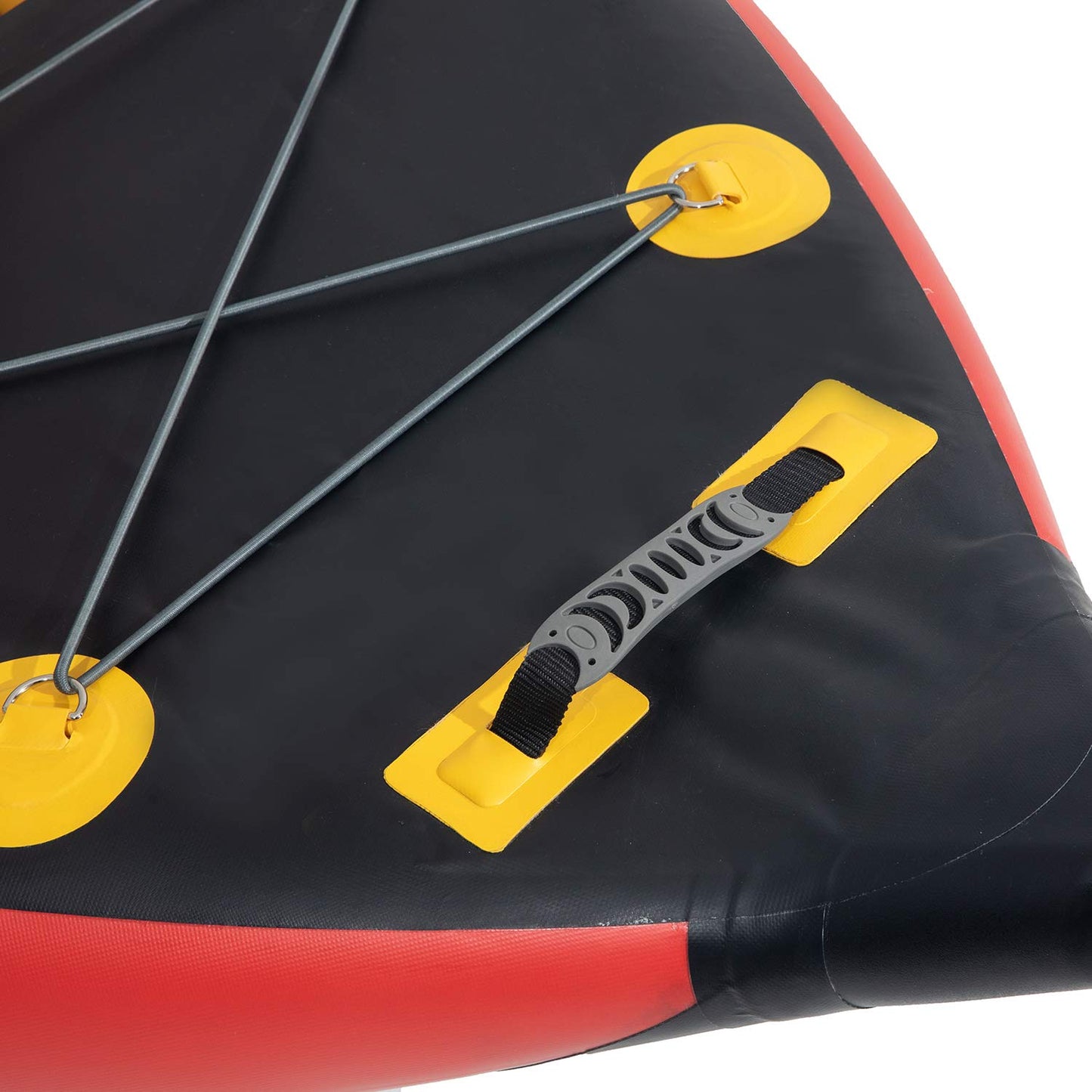 Freein 1-2 Person Professional Series Inflatable Kayak Set with Paddle, Seat, Fin, High-Output Air Pump, Carry Bag, 12'6" Emergency Sit-in Boat