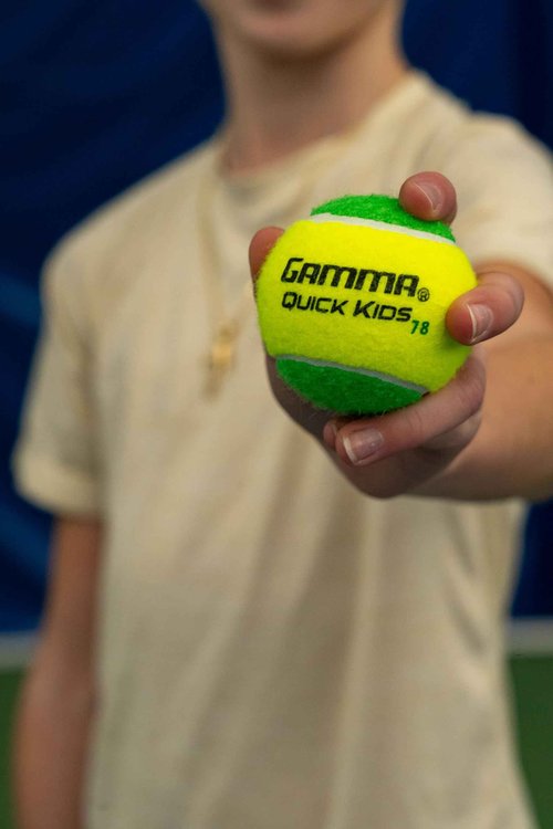 GAMMA Quick Kids 78 Training Tennis Balls for Kids & Beginners, Low-Compression Core Reduces Speed & Bounce, Great for Tennis Practice, USTA & ITF Approved for 10 & Under Tournaments, Box of 48