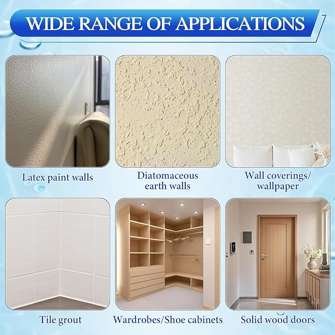 Highly Effective Removal Spray, Wall Cleaner Spray, Dust and Dirt Removal, 8.12 Fl oz, for Wood, Tile, Fabric, Bathrooms, Kitchens