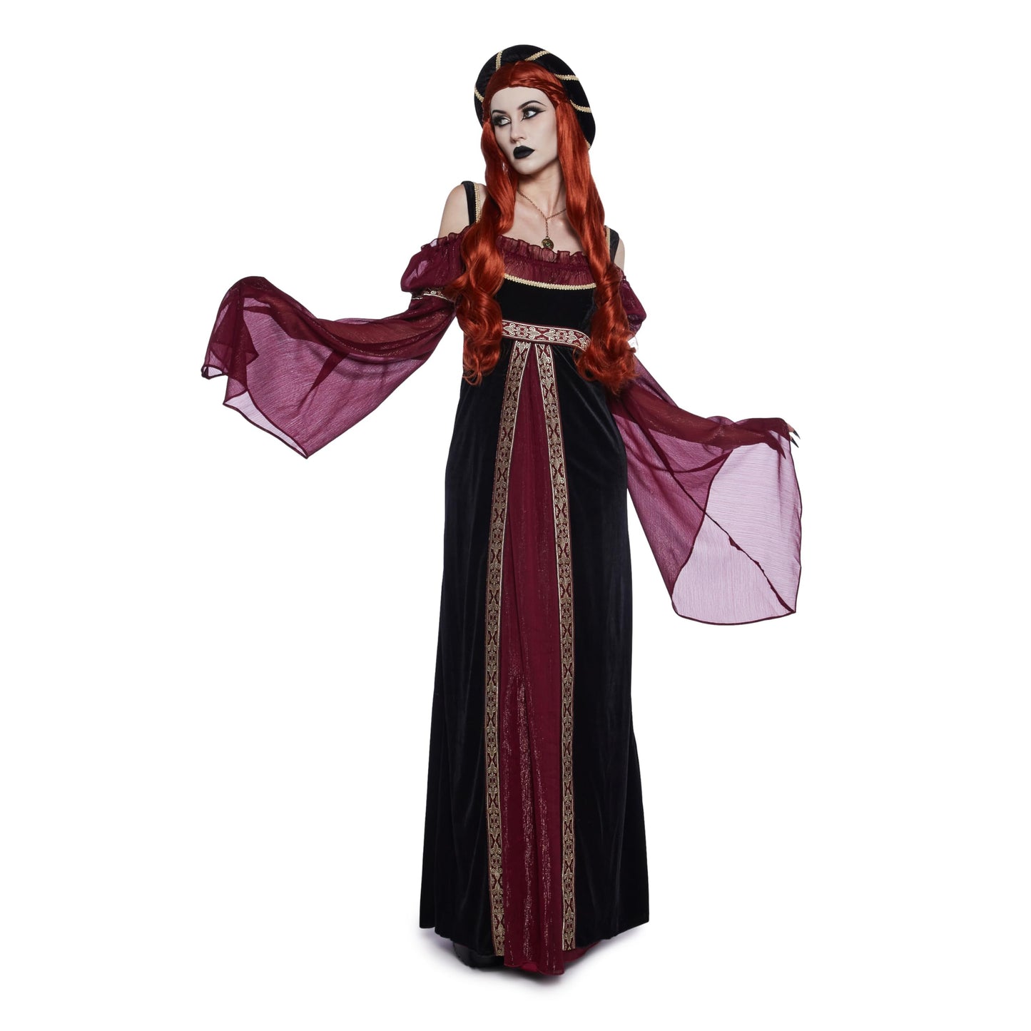 Dolls Kill Renaissance Princess Halloween Costume - Medieval Ren Faire Outfit by Trickz N' Treatz - X-Large