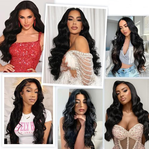 Body Wave Lace Front Wigs Human Hair 13x4 HD Lace Front Wigs for Women 200 Density Glueless Human Hair Wigs Pre Plucked with Baby Hair Natural Hairline 26 Inch