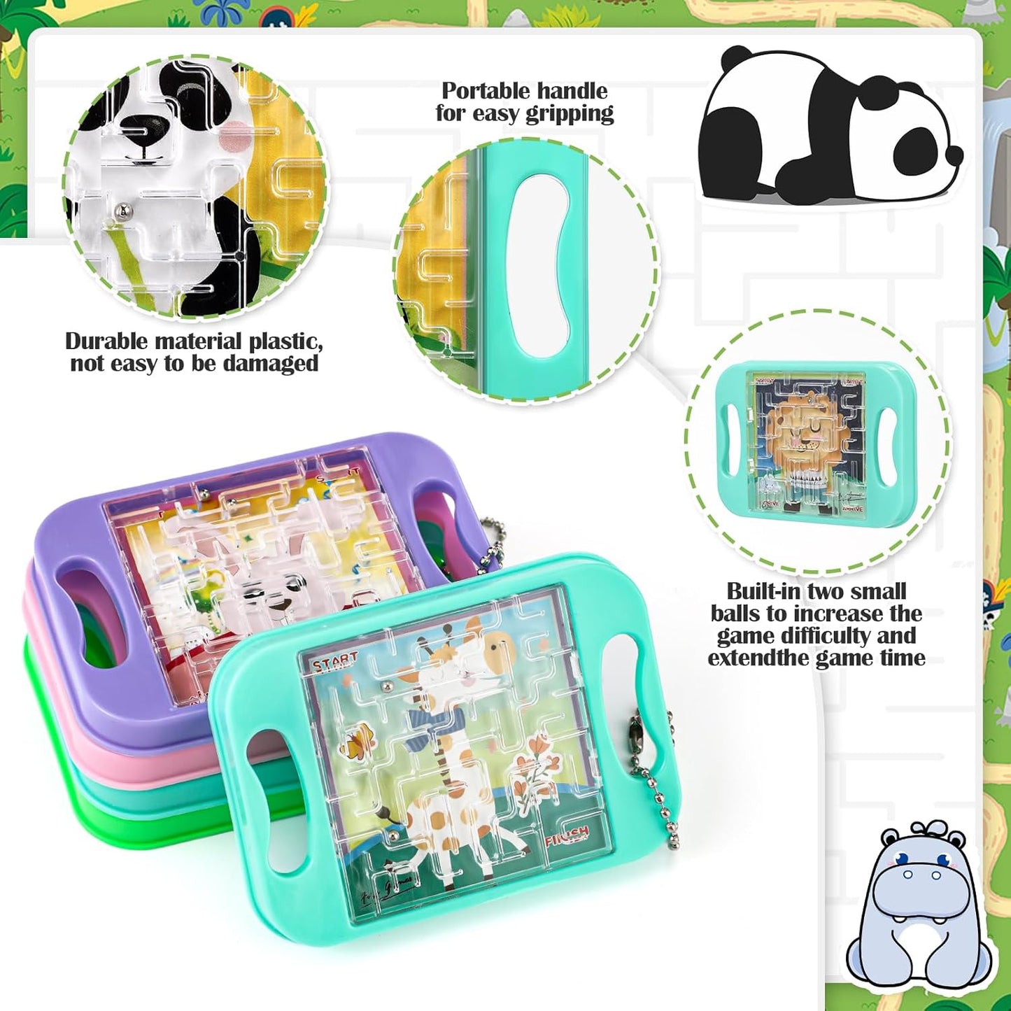 Maze Puzzle Keychain Cubes Bulk Christmas Maze Game Puzzles Keychain Cubes Handheld Brain Teaser Puzzle Party Favors for Kids Students Christmas Stocking Stuffer Gifts