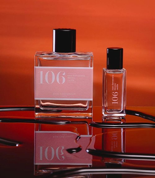 Bon Parfumeur Eau de Pafum 106 with Damascena Rose, Davana and Vanille 30ml Floral Intense