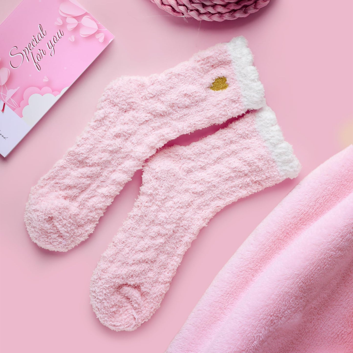 Birthday Gifts for Women, Self Care Gifts Get Well Gifts Gift Basket, Rose Relaxing Spa Gift for Women, Gift for Her Mom Wife Girlfriend Best Friend Sister, with Luxury Blanket, Mothers Day Gifts