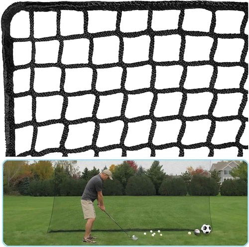 IUZEAI 10x20ft High Impact Golf Practice Net - Heavy Duty Nylon Netting Material - Includes Installation Rope