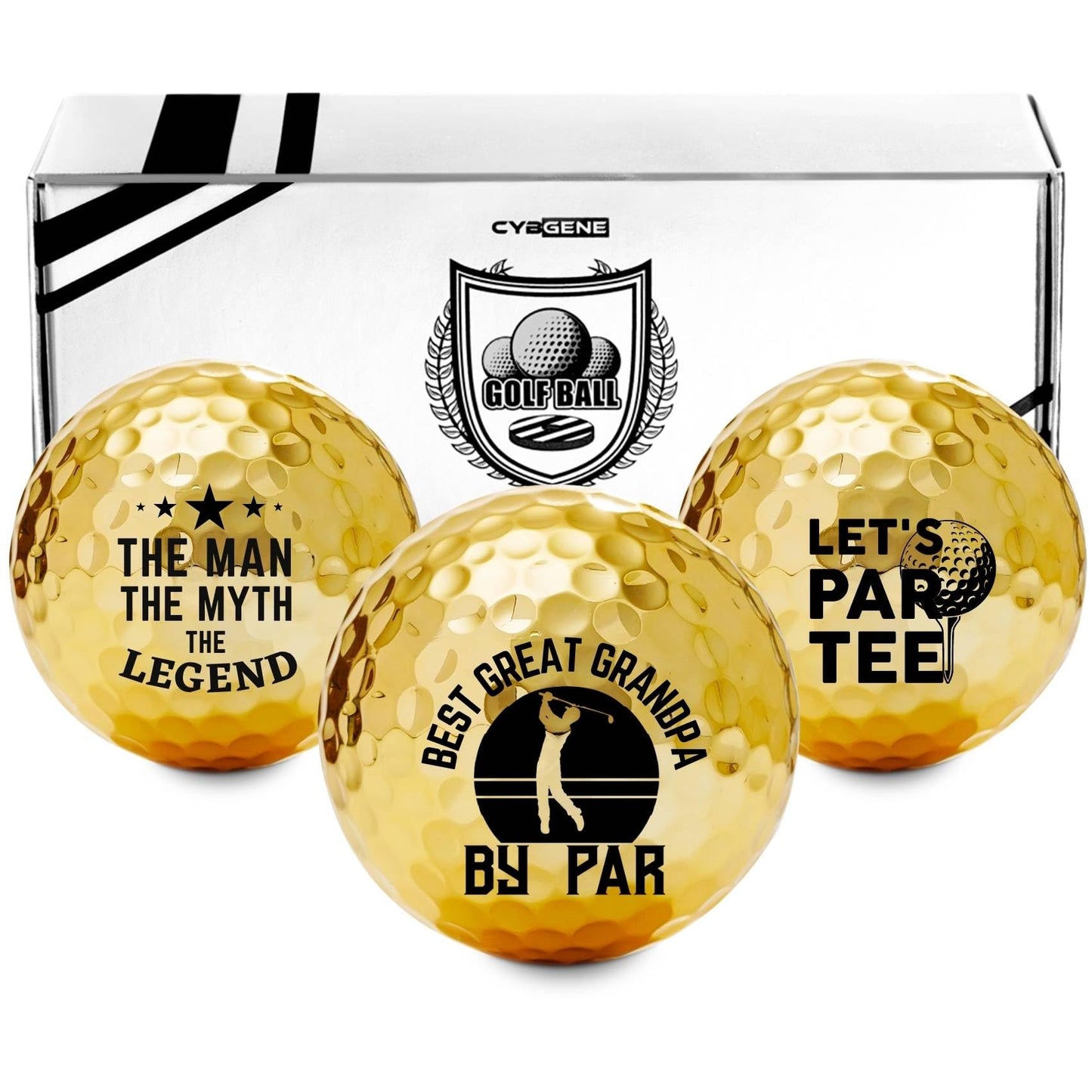 CybGene Great Grandpa Gifts Golf Balls Set for Men, Perfect for Great Grandpa, Golf Lovers for Birthday & Father's Day