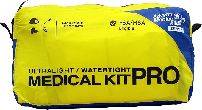 Adventure Medical Kits Ultralight & Watertight Medical Kit Pro - Emergency First Aid Kit with Laerdal CPR Mask, Irrigation...