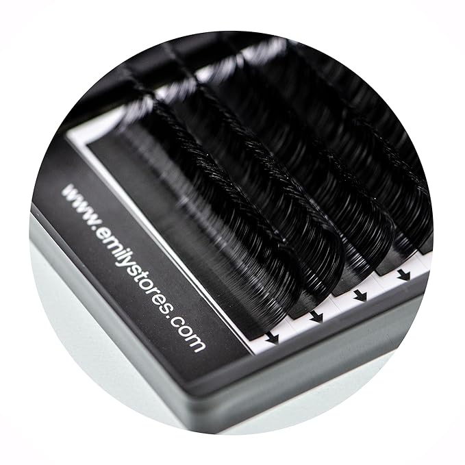 Eyelash Extensions 0.15mm Thickness C Curl 15mm Length Individual Volume Natural Eyelashes For Lash Extensions(0.15,C,15mm)