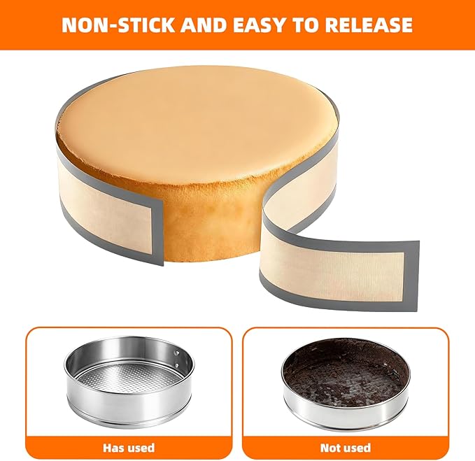 8Pcs Silicone Bread Loaf Pan Liners, 2Pcs Upgraded Reusable Silicone Bread Sling with 2Pcs Silicone Baking Mat 4 oil brush, Best Fits 9x5" or 1.5lb Loaf Pans