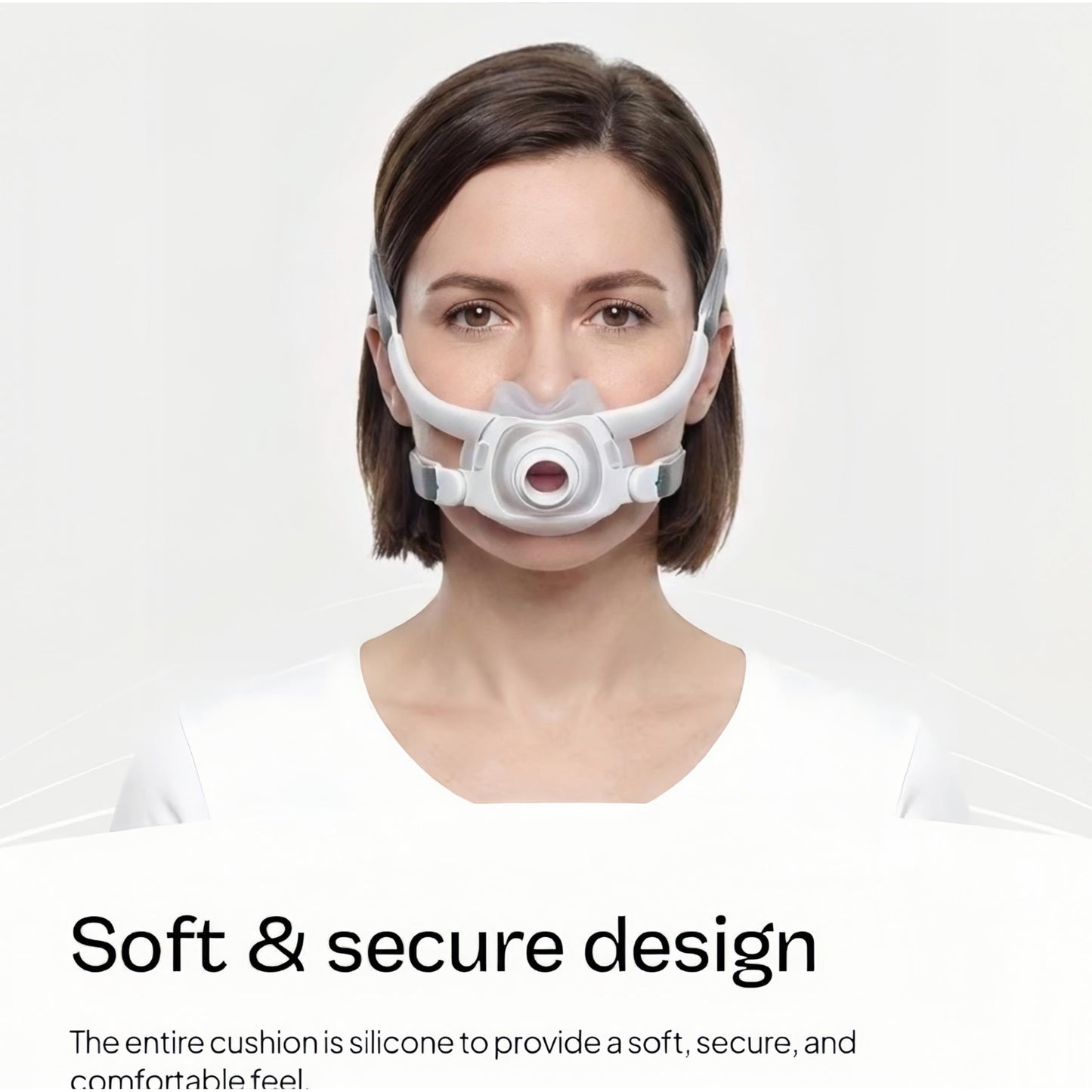 Replacement Cushion for Resmed AirFit F40 Full Face Cushion,CPAP Mask Accessories,Soft Silicone (Medium)