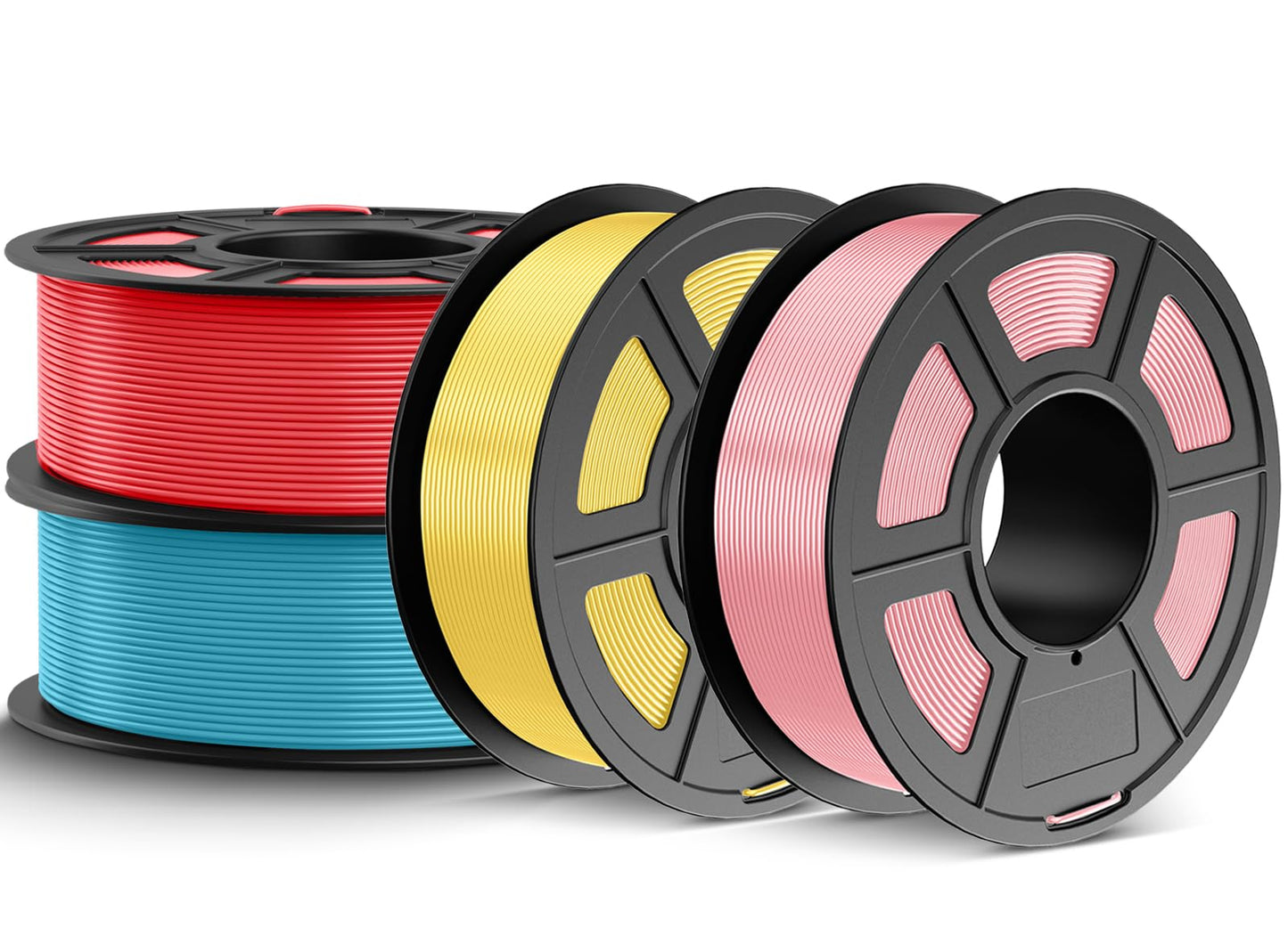 JAYO PETG Filament 1.75mm Bundle 4.4KG, Strong Toughness PETG 3D Printer Filament, Dimensional Accuracy +/- 0.02 mm, Fits for Mo