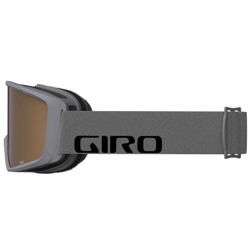 Giro Index 2.0 Asian Fit Adult Snow Goggle - Grey Wordmark Strap with Amber Rose Lens