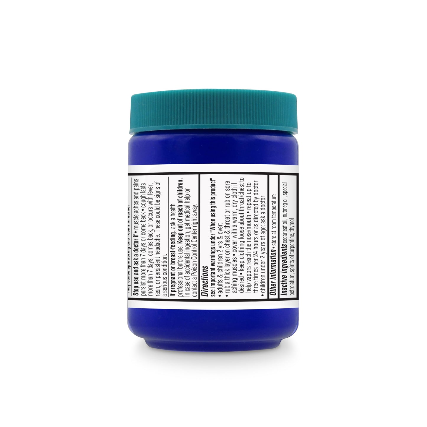 Amazon Basics Chest Rub Cough Suppressant and Topical Analgesic Ointment, 3.53 Ounce (Pack of 6)