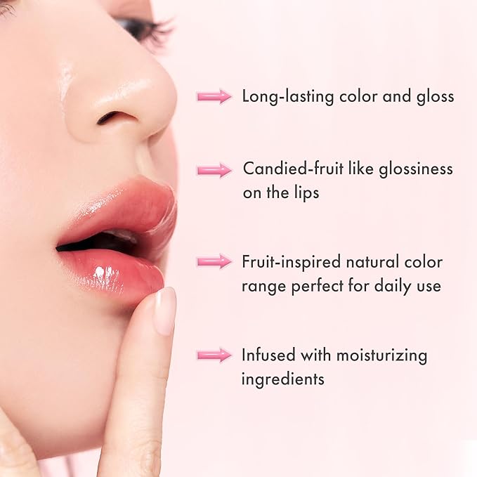 rom&nd THE JUICY LASTING TINT | 15 Bare Fig Lip Gloss | Long-Lasting Plumping Effect, Non-Sticky Shine & Versatile Beauty Essential
