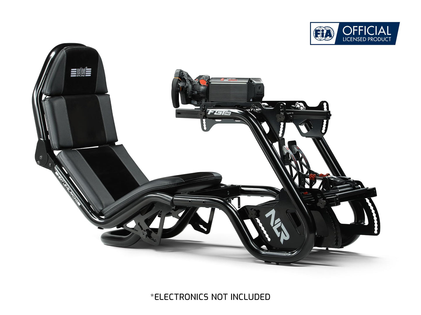 Next Level Racing F-GT Pro Formula and GT Racing Simulator Cockpit - Black Edition (NLR-R003)