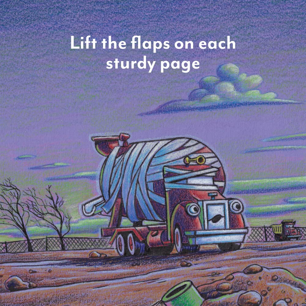 Construction Site Gets a Fright!: A Halloween Lift-the-Flap Book (Goodnight Construction Site)