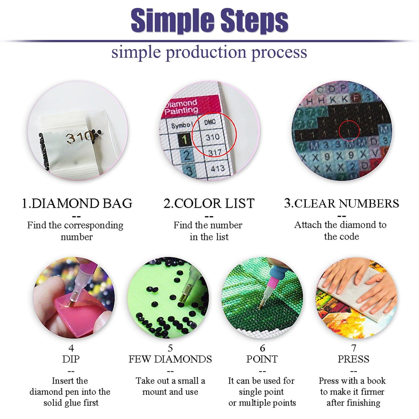pchmcu 3 Pack Galaxy Diamond Painting Kits for Adults,5D Diamond Art Painting,DIY Full Drill Crystal Rhinestone Arts and Crafts,Gem Art Star Painting with Diamond Home Wall Decor 9.8x13.8 inch