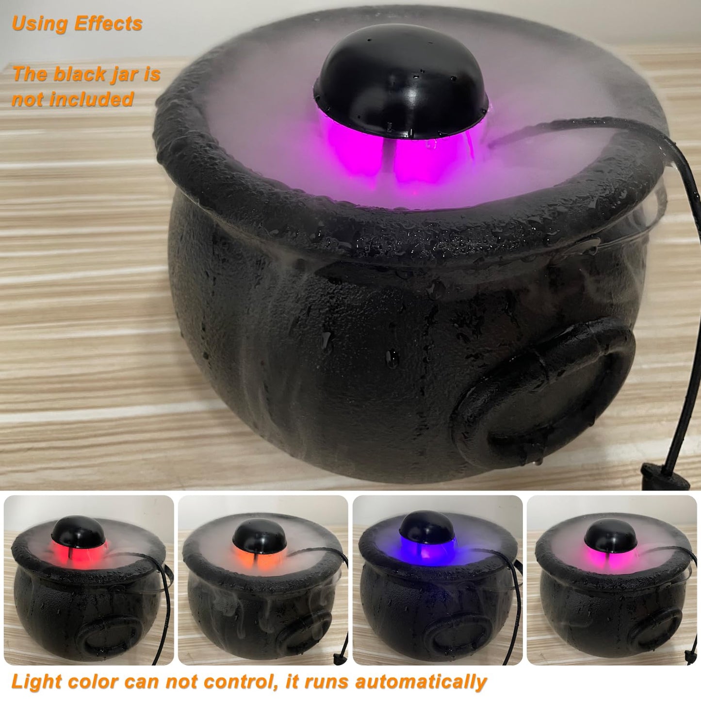PULACO Mist Maker Fogger with Splash Guard for Halloween