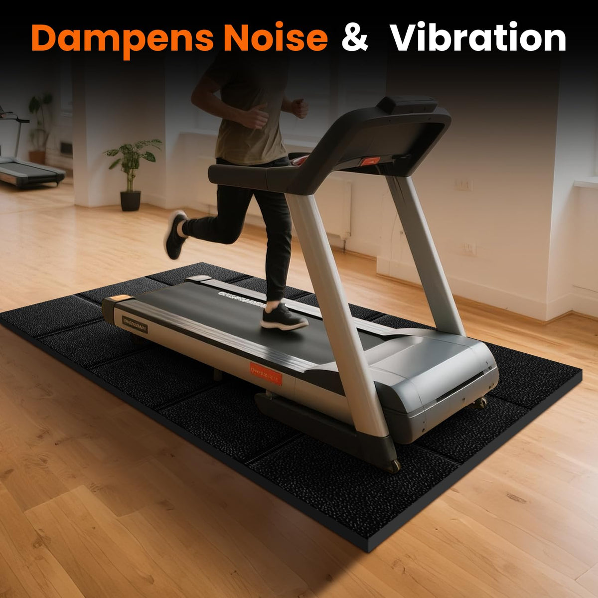 Treadmill Mat for Carpet Floors 79x39,0.2“Thick Treadmill Mat for Hardwood Floors,Mat for Under Treadmill/Fitness Equipment on Carpet,Waterproof, Noise Shock Absorption