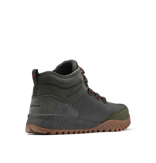Columbia Mens Fairbanks Mid, Gravel/Dark Moss, 7.5