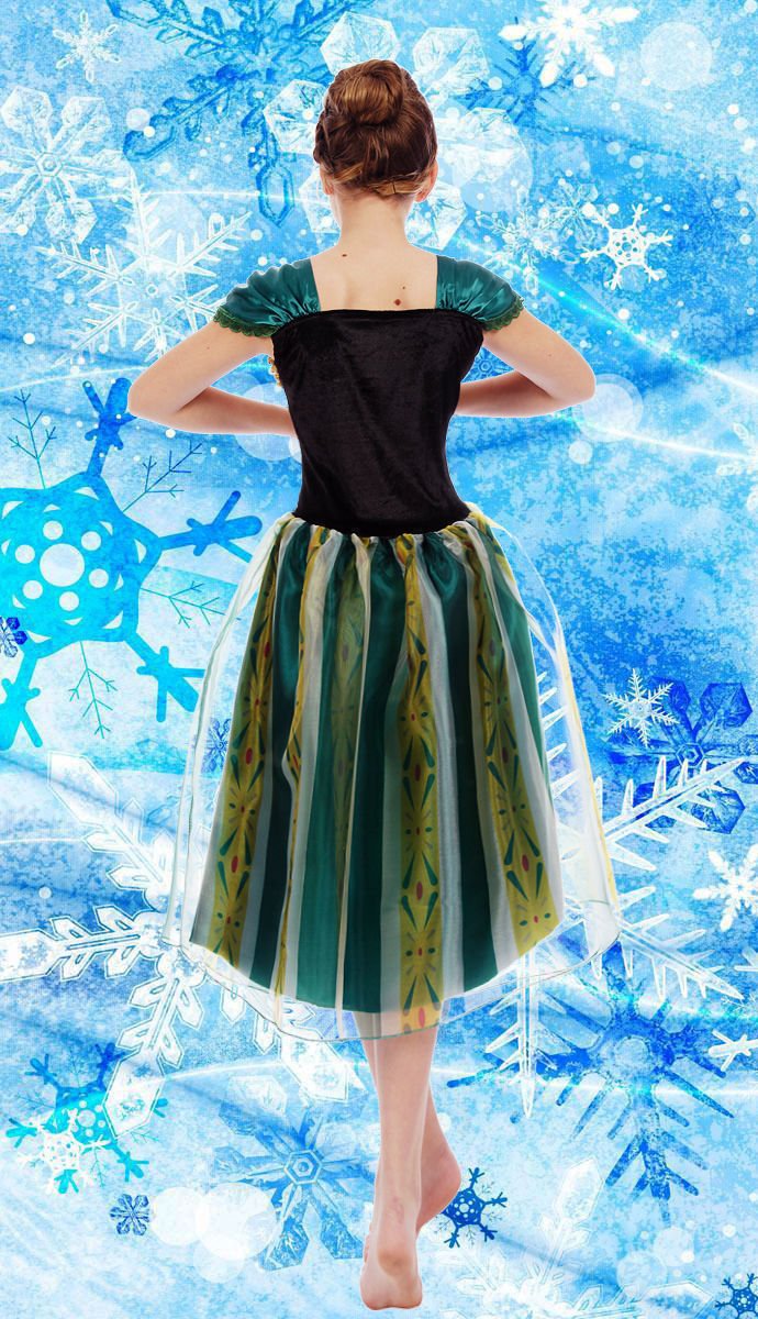 Lovely Mermaid Queen Princess Adult Women Dress Costume Cosplay Halloween (dress with necklace,M=6-8 US SIZE)