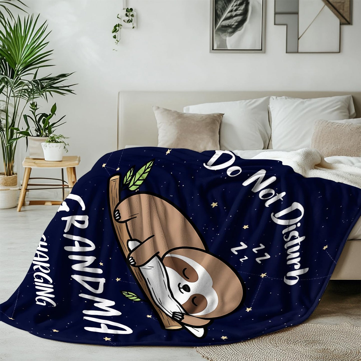 Grandma Gifts Blanket, Best Grandma Birthday Gifts Ideas, Great Gifts for Grandma, Grandmother Nana Gifts from Grandkids on Mothers Day Christmas Throw Blanket 50" x 60"