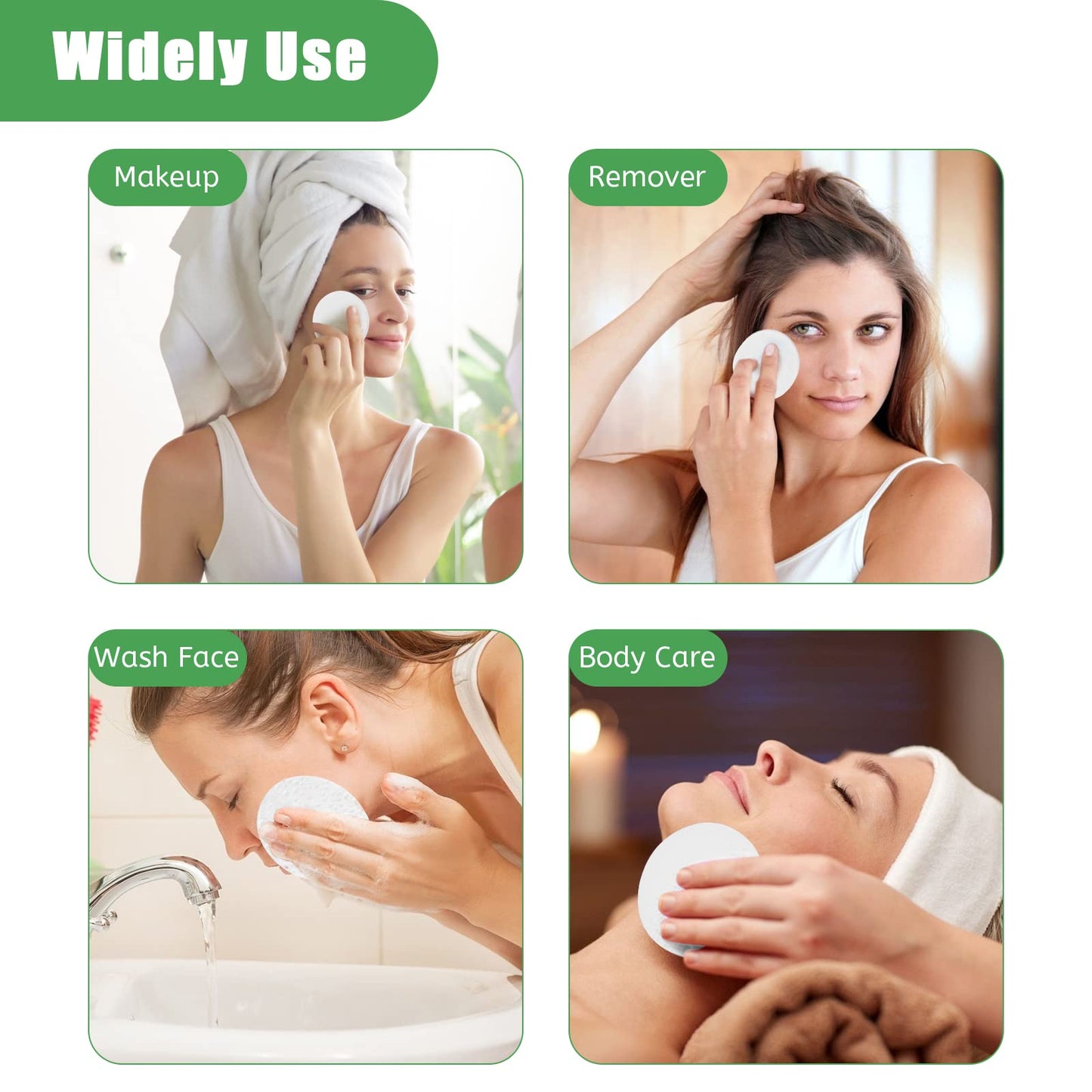 120 Pcs Facial Sponge Compressed, Luxiv Face Cleansing Sponge Estheticians Compressed Makeup Facial Sponge Round Wash Face Spong