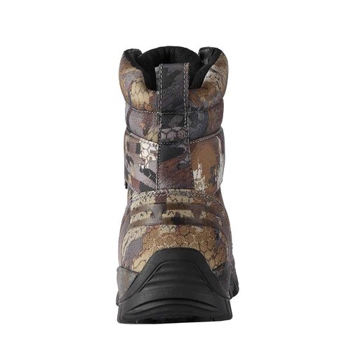 R RUNFUN Men's Hunting Boots Waterproof Hiking Boots Insulated Work Boot, 8" Lightweight Breathable Outdoor Shoes, 400g Insulation(RF2304Gray,Size9)